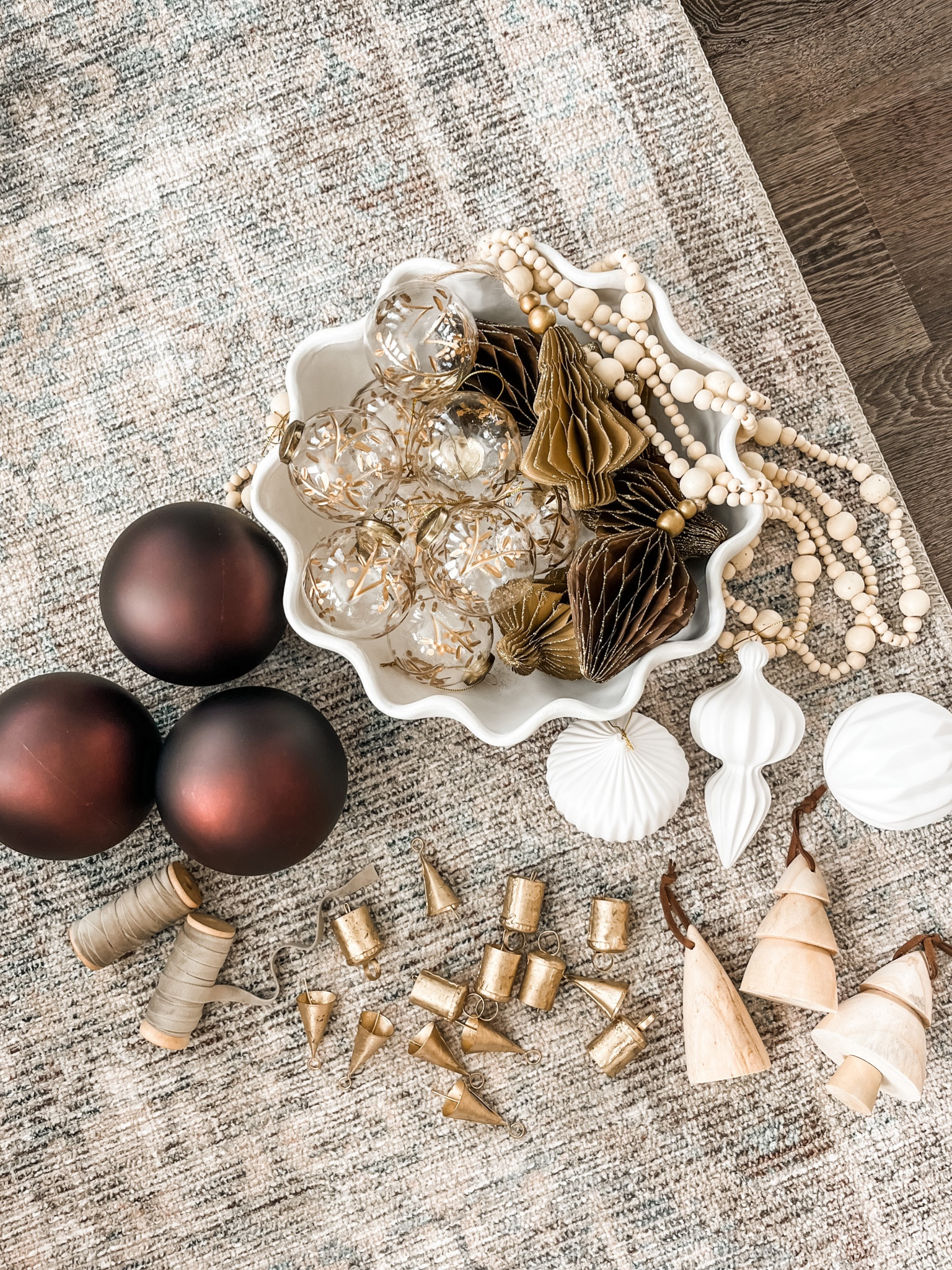 Christmas decor, ornaments, Christmas tree, burgundy ornaments, vintage bells, velvet ribbon. 

#LTKhome #LTKSeasonal #LTKHoliday