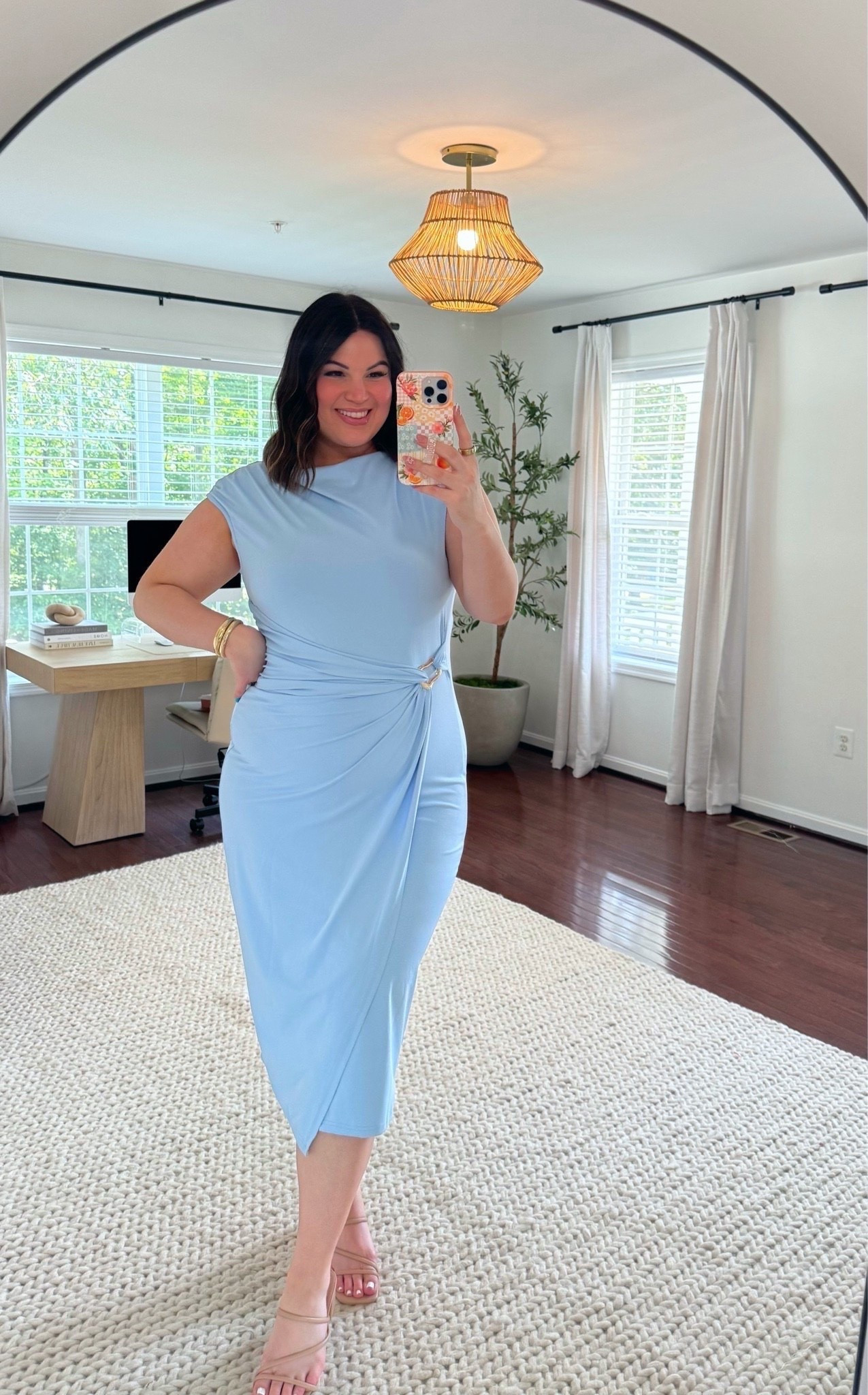 Midsize wedding guest dress with sleeves! 

Wearing a size xl

#LTKWedding #LTKMidsize #LTKSeasonal