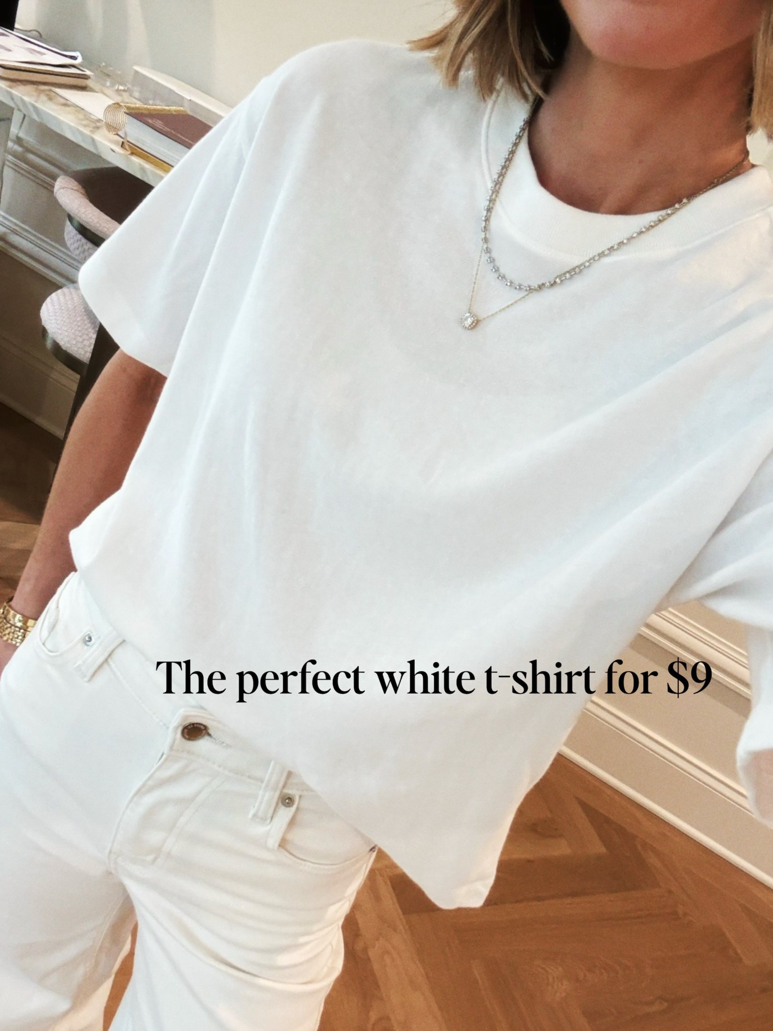 Such a good white t-shirt for under $10