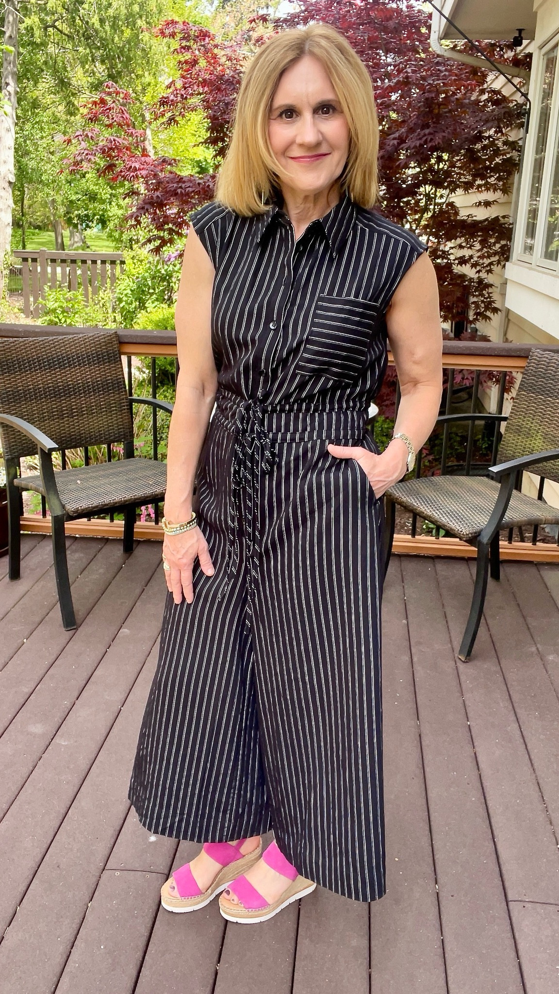 Found the perfect summer jumpsuit for work! And it’s on sale! 👏🏻👏🏻

#LTKStyleTip #LTKSaleAlert #LTKOver40