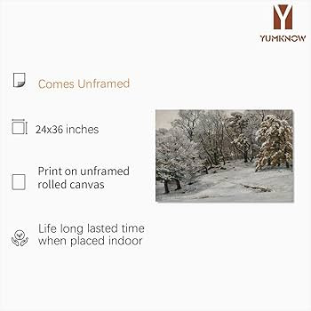 Rustic Farmhouse Wall Art Decor - 24x36 Large Unframed Rolled Canvas - Boho Landscape Picture - F... | Amazon (US)