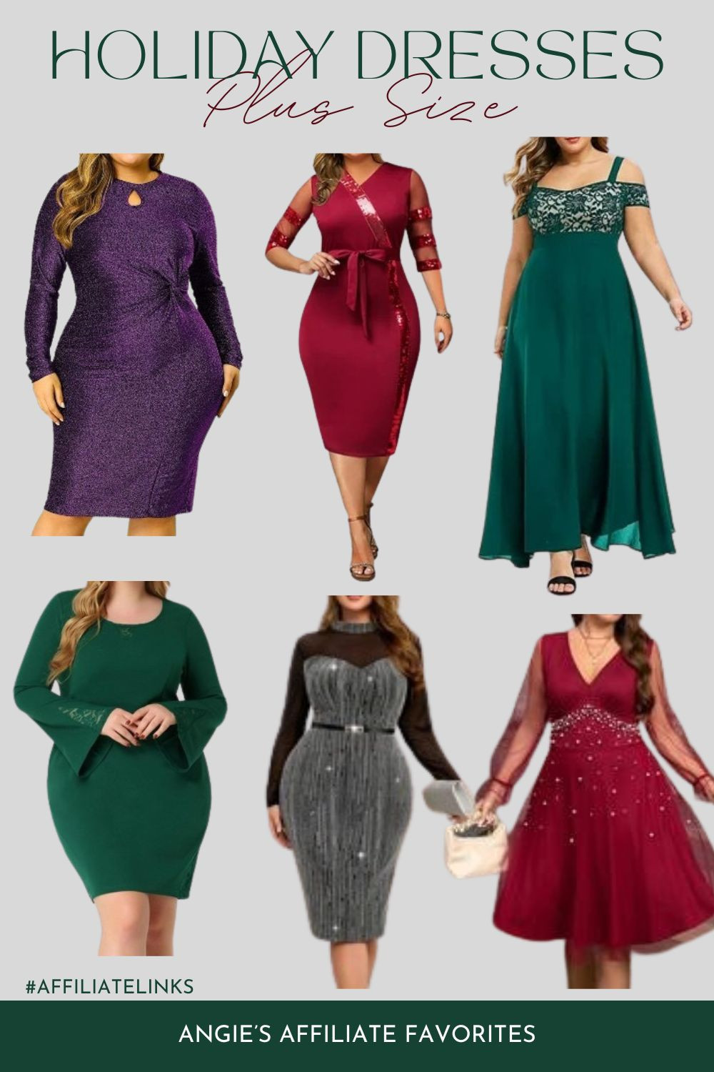 Turn heads this festive season with this stunning collection of 8 plus-size holiday dresses! 🌟 These styles are designed to hug your curves and celebrate your unique beauty.

🎄 Perfect for Every Occasion
Whether you're toasting under twinkling lights or dancing the night away, these dresses bring confidence and comfort to your holiday wardrobe. 

 #LTKHoliday #LTKSeasonal #LTKPlusSize
