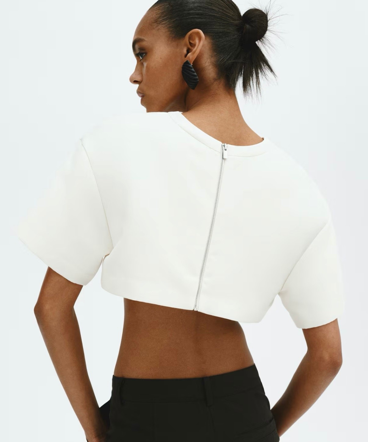 This cropped top 😍the back detail is perfect and chic . Pair with jeans or capris 

#LTKOver40 #LTKSeasonal #LTKootd