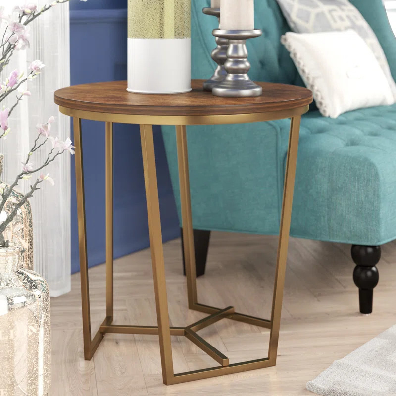 Gerardo Solid Wood 3 Legs End Table | Wayfair North America