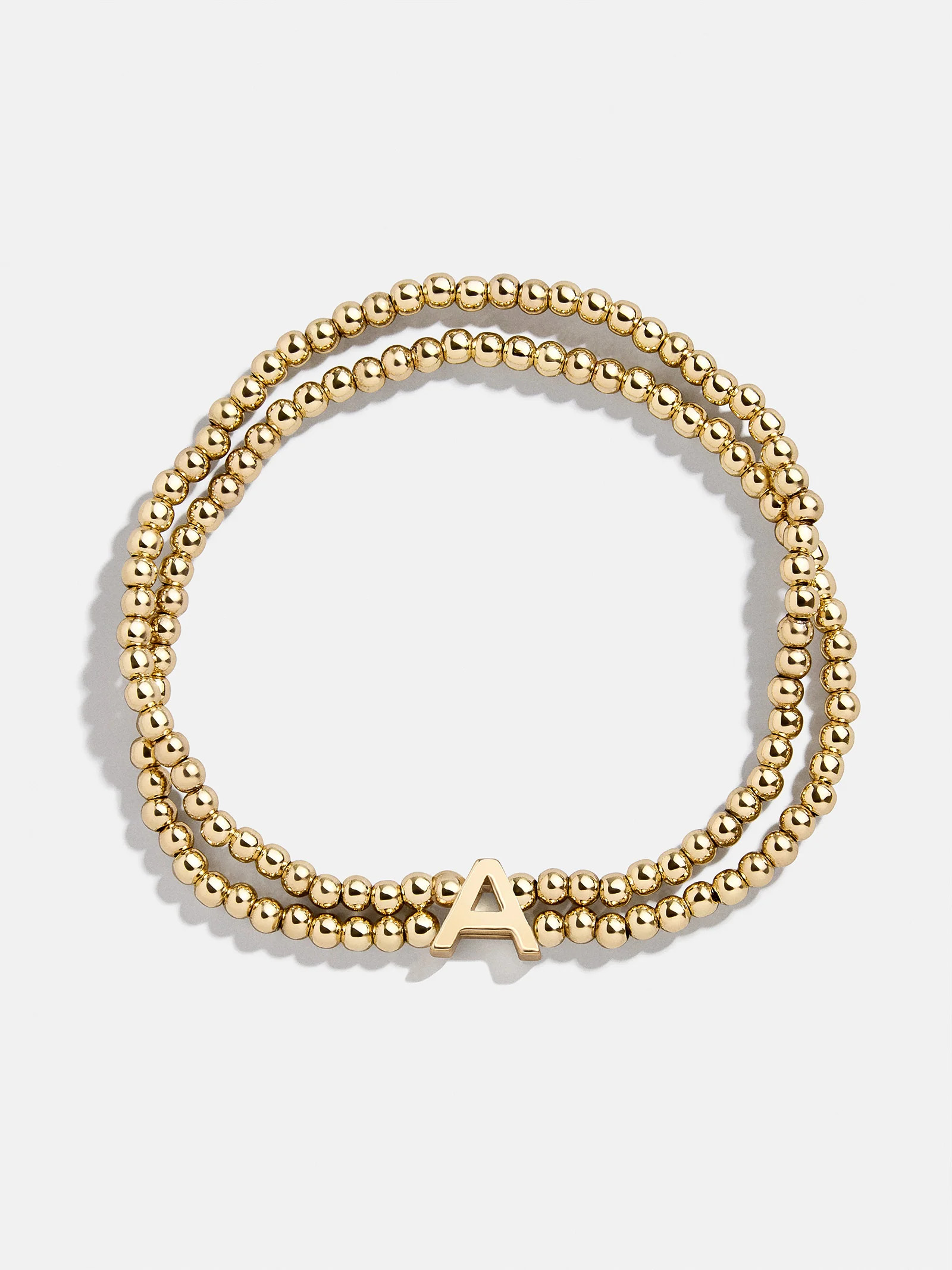 Ivy Initial Pisa Bracelet - Gold | BaubleBar