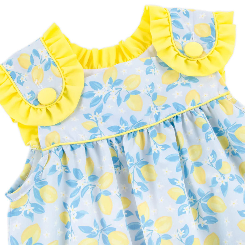 Summer Lemon Floral Lulu Dress | Classic Whimsy