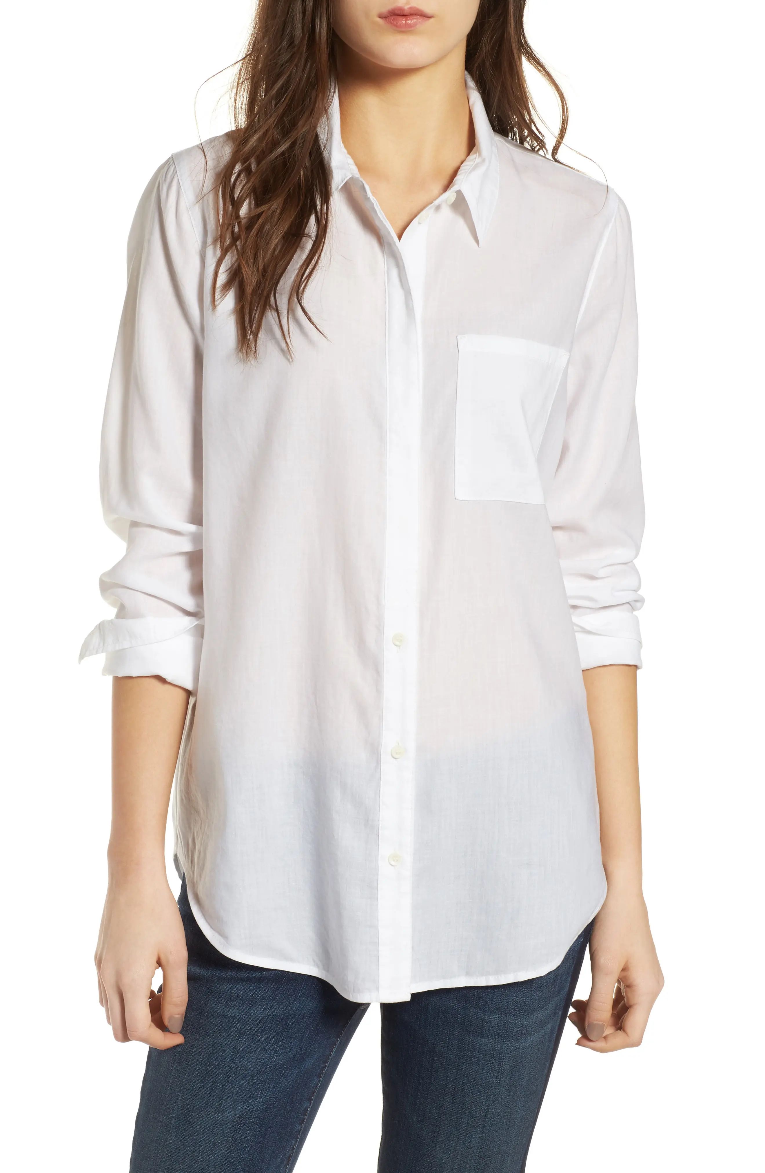 Drapey Classic Shirt | Nordstrom