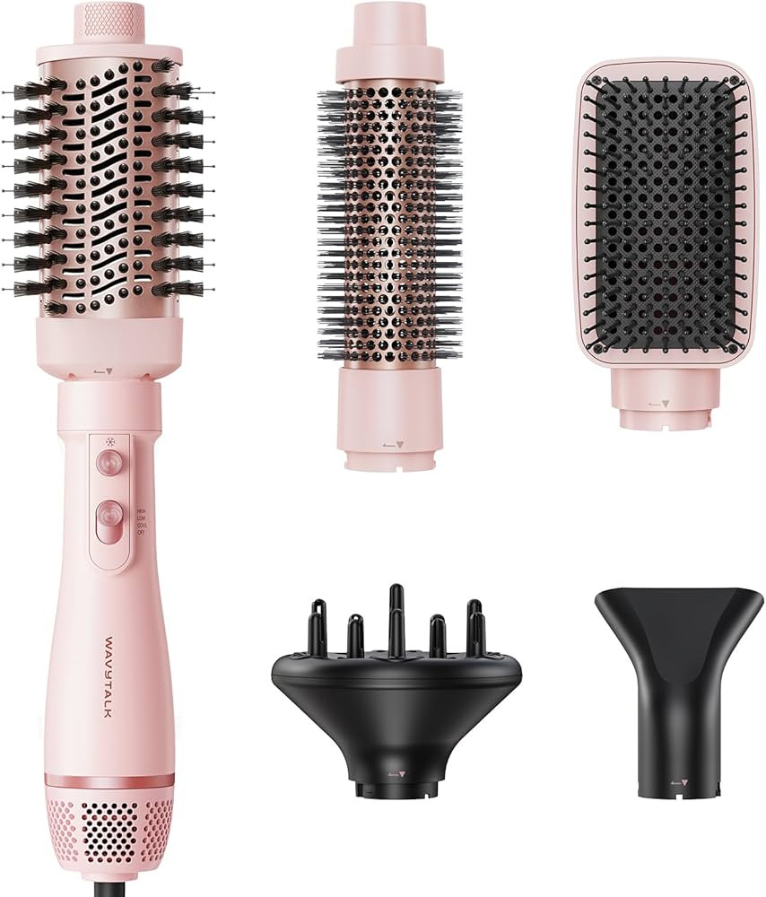 Blow Dryer Brush Set, Wavytalk Air Sculpt 5-in-1 Hot Air Brush Set, Multi Hair Styler for Salon B... | Amazon (US)