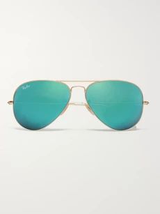 Metal Aviator Mirrored Sunglasses | Mr Porter US