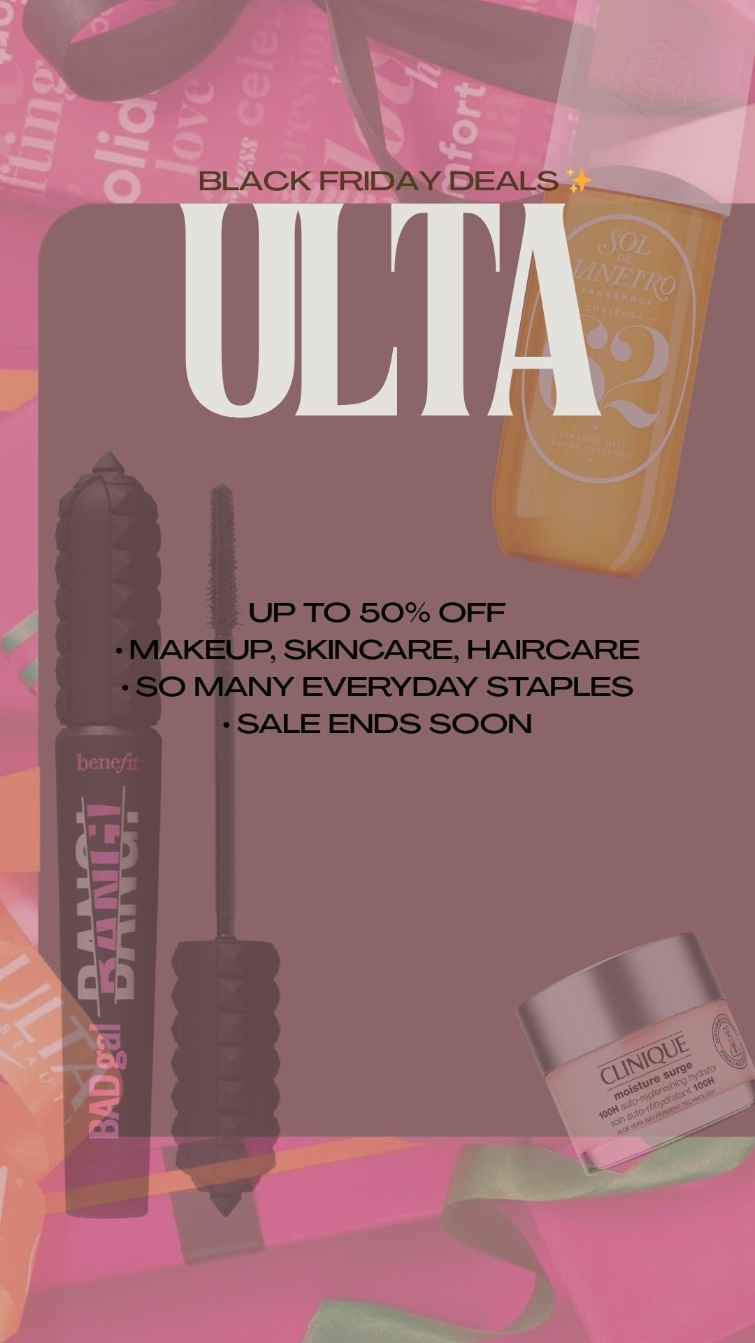 Ulta’s Black Friday deals are live, up to 50% off across makeup, skincare, and haircare. I pulled a few things I actually use and love. 🤍


#LTKFindsUnder50 #LTKCyberWeek #LTKBeauty
