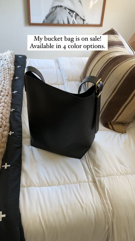My bucket bag is on sale (just sign into your account or make one if you don’t already have an account). The leather is so soft and it’s a great size! Available in 4 color options. 

The Spoiled Home 

#LTKmidsize #LTKsalealert #LTKGiftGuide