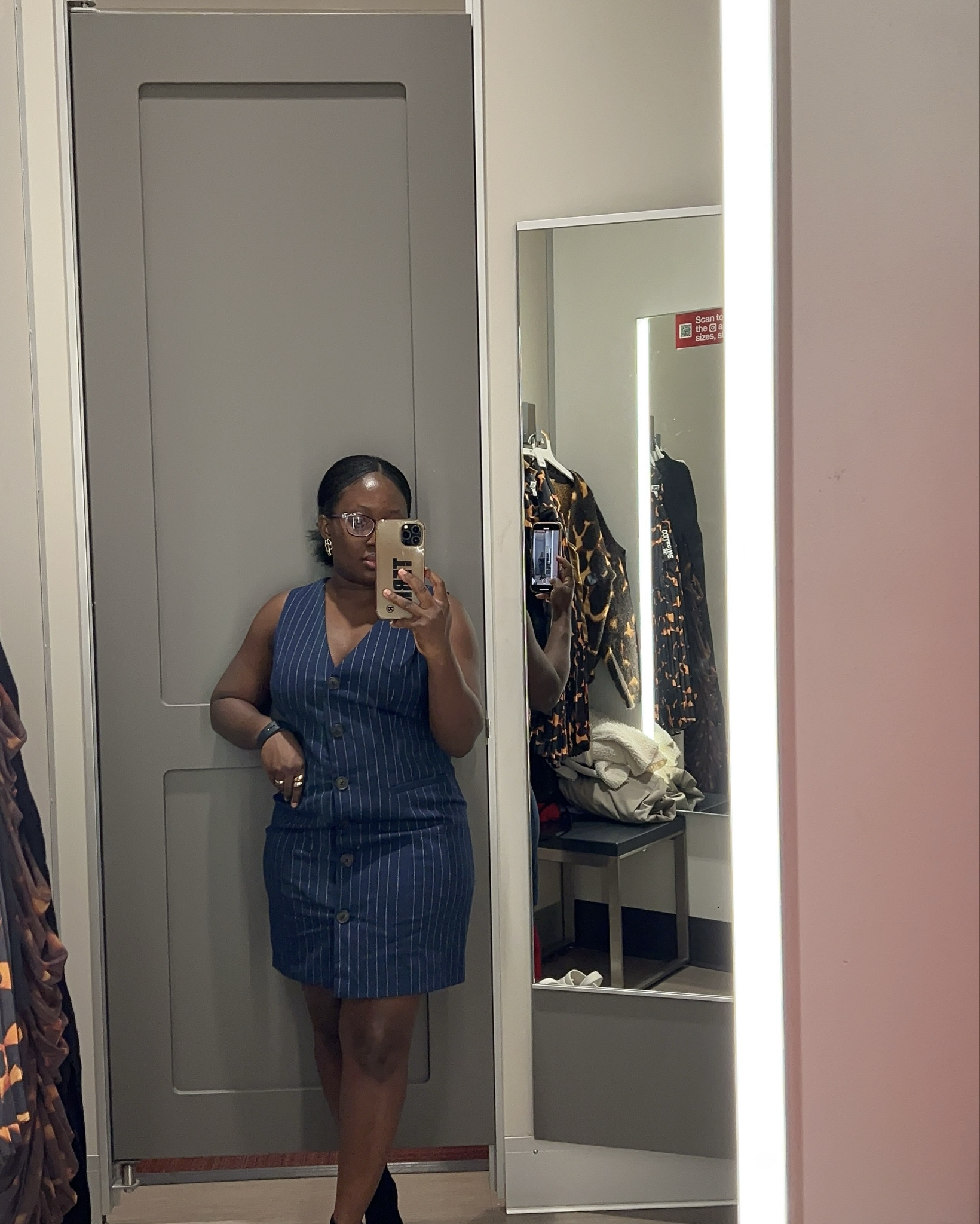 Target Women's Tailored Mini Vest Dress - A New Day, Gray Pinstripe. 
I'm wearing a size 10. Check out this fantastic piece for your work wardrobe! It's priced under $40 and the black one is under $20

#LTKSeasonal #LTKWorkwear #LTKMidsize