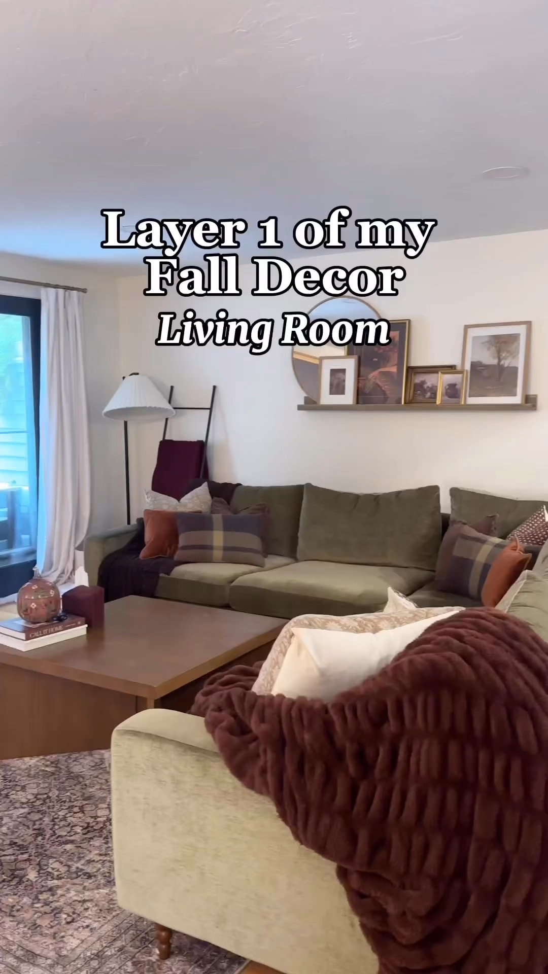 Layer one of my fall decor is up in my living room! 

Home decor, fall decor, fall throw pillows 

#LTKSeasonal #LTKHome #LTKVideo