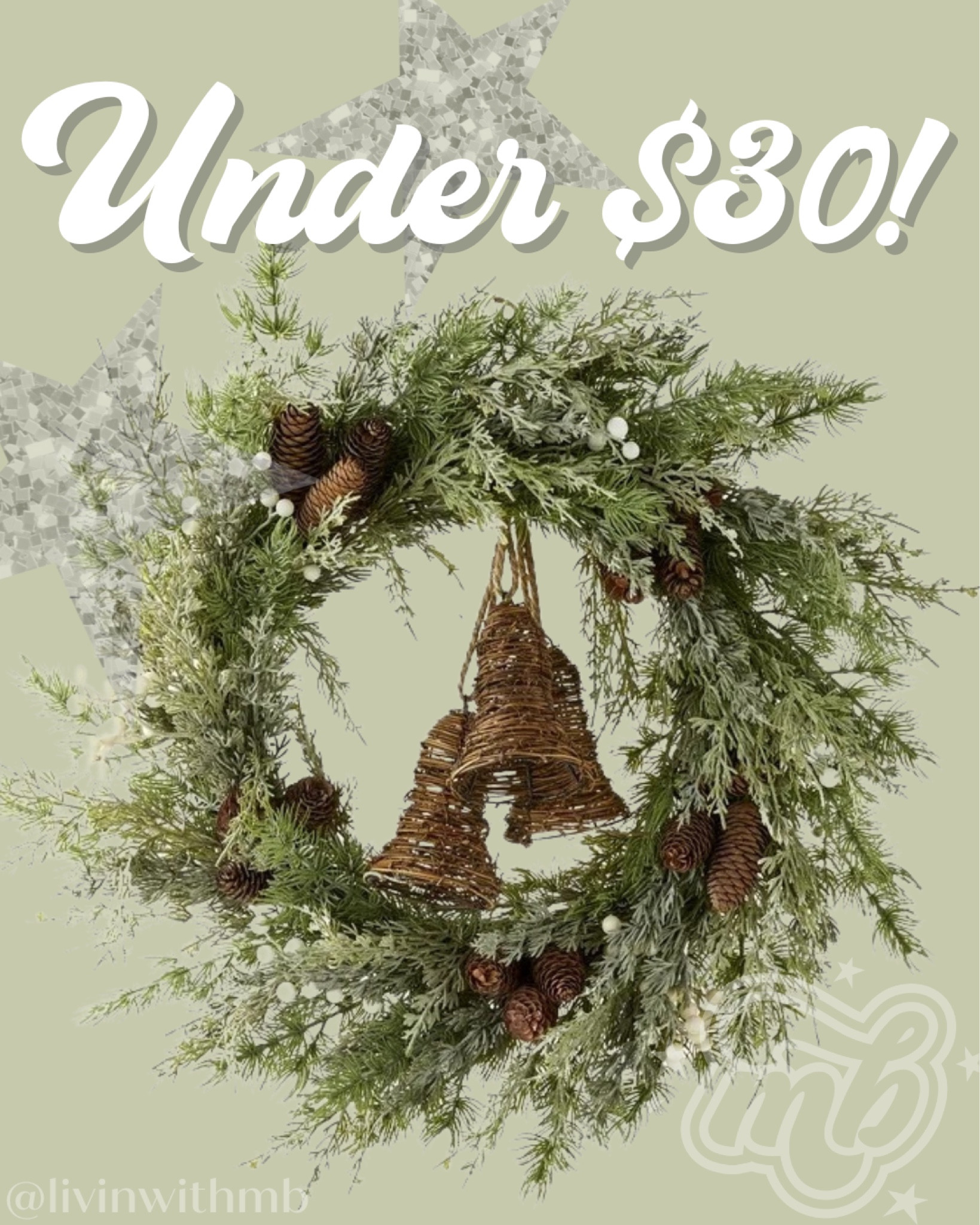 This beautiful wreath with bells is under $30 at Walmart!! 😍

#LTKFindsUnder50 #LTKHoliday #LTKSeasonal