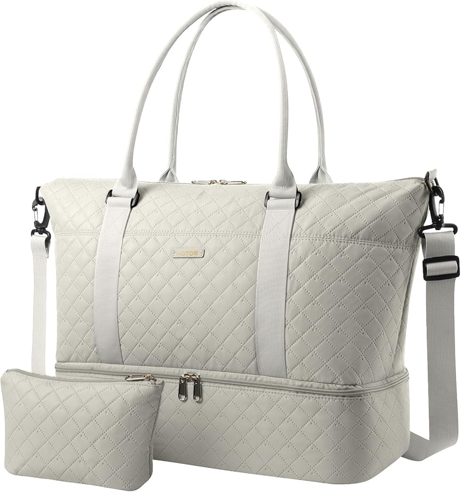 HOTOR Travel Duffel Bag - Weekender Bags for Women, Carry On Overnight Bag with Shoe Compartment,... | Amazon (US)