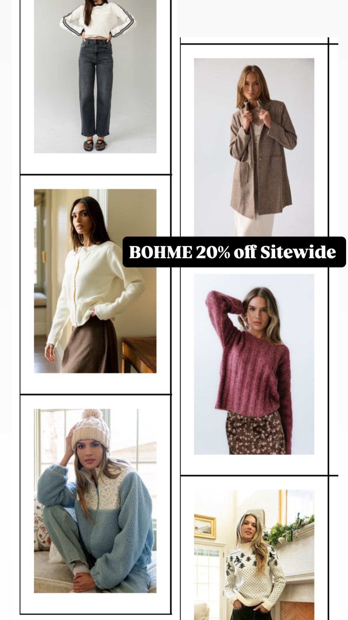 Here’s what I grabbed from the Bohme Sitewide sale! So many cute pieces for your winter wardrobe. 

#LTKFindsUnder100 #LTKHoliday #LTKSaleAlert
