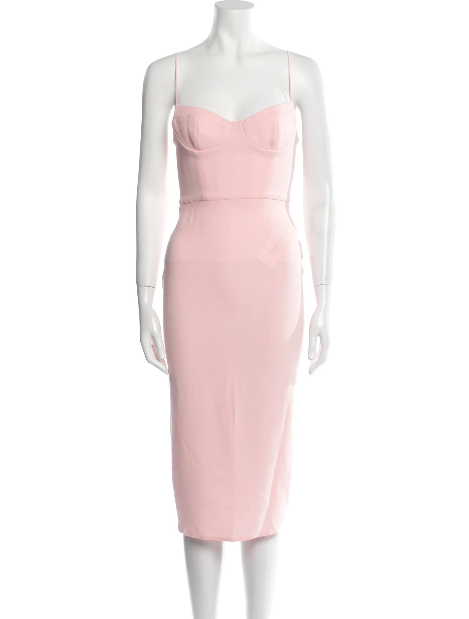 Square Neckline Midi Length Dress | The RealReal