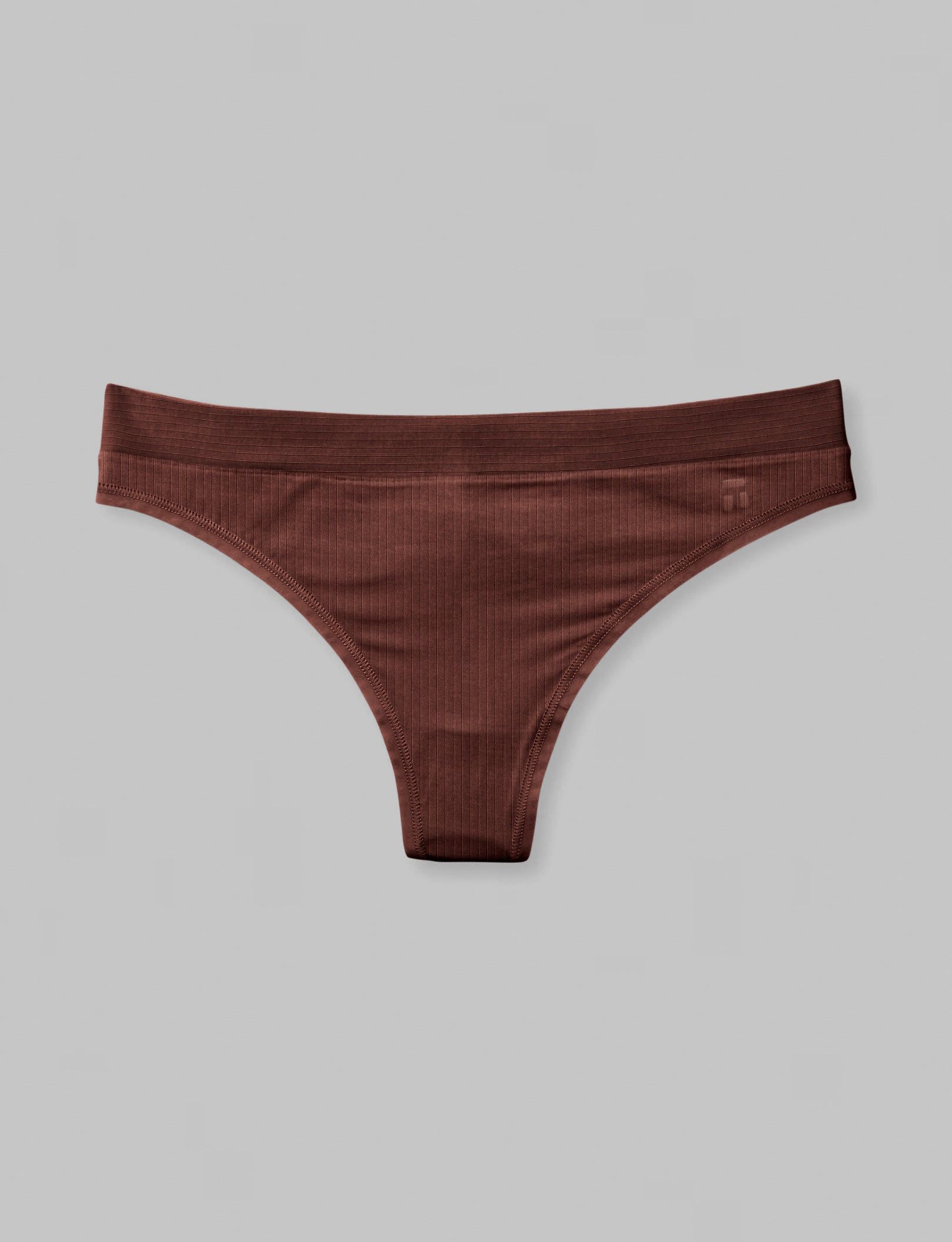 Women's Second Skin Luxe Rib Thong | Tommy John
