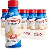 Premier Protein 30g Protein Shake, Vanilla, 14 Fl Oz (Pack of 12) bottle | Amazon (US)
