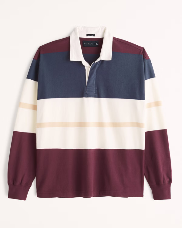 Oversized Rugby Polo | Abercrombie & Fitch (US)