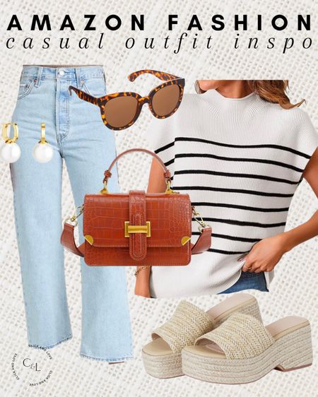 Casual outfit inspo from Amazon 👏🏼 these jeans are a staple piece for your wardrobe! 

Jeans, Levi’s , stripe top, sunnies, sunglasses, pearl earrings, jewelry. Slides, sandals. Crossbody bag, purse. Handbag. Casual fashion , Womens fashion, fashion, fashion finds, outfit, outfit inspiration, clothing, budget friendly fashion, summer fashion, spring fashion, wardrobe, fashion accessories, Amazon, Amazon fashion, Amazon must haves, Amazon finds, amazon favorites, Amazon essentials #amazon #amazonfashion



#LTKmidsize #LTKstyletip #LTKsalealert