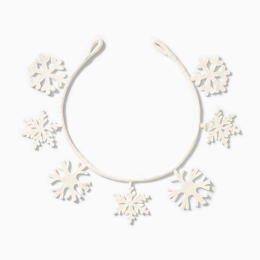 Felt Snowflake Garland | West Elm (US)