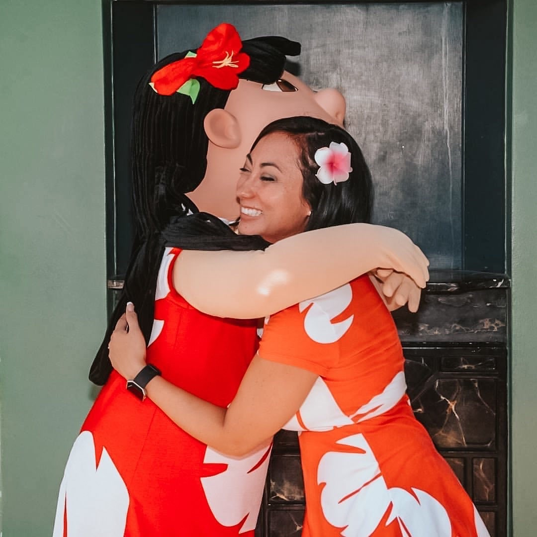 Ohana means family 🩵🌺

Living my Disneybounding dreams as Lilo from Lilo & Stitch and getting the biggest hug from Lilo herself at Disney’s Hollywood Studios 🥹✨ 

This was such a magical Disney Parks moment and the perfect excuse to wear a Lilo-inspired outfit that’s comfy, cute, and totally theme-park approved.

This Disneybound look is inspired by Lilo’s classic red Hawaiian dress with tropical vibes, perfect for Disney World outfits, character meet and greets, and warm-weather park days. If you’re planning a Disney vacation, Hollywood Studios day, or looking for Lilo and Stitch outfit inspiration, this is such a fun way to show your Disney style without wearing a full costume.

Linked my Lilo Disneybound dress here on LTK so you can recreate this look for your next Disney Parks trip, Disney photos, or Disney adults style moment 🌴✨

#LTKTravel #LTKootd #LTKPetite