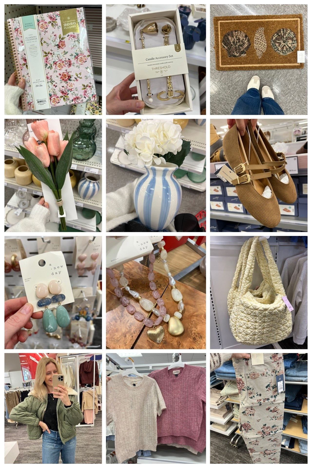 Target weekly finds I’m loving! Beautiful new vases and faux floral stems by room essentials, free people look for less bag in light yellow, new resort vibes jewelry and more. I’m wearing a medium in the quilted jacket. #targetstyle 

#LTKOver40 #LTKFindsUnder50