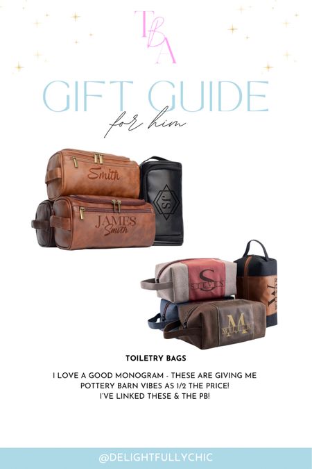 Gifts for him
Personalized gifts
Travel bags  
Gift guide 

#LTKsalealert #LTKfindsunder50 #LTKGiftGuide