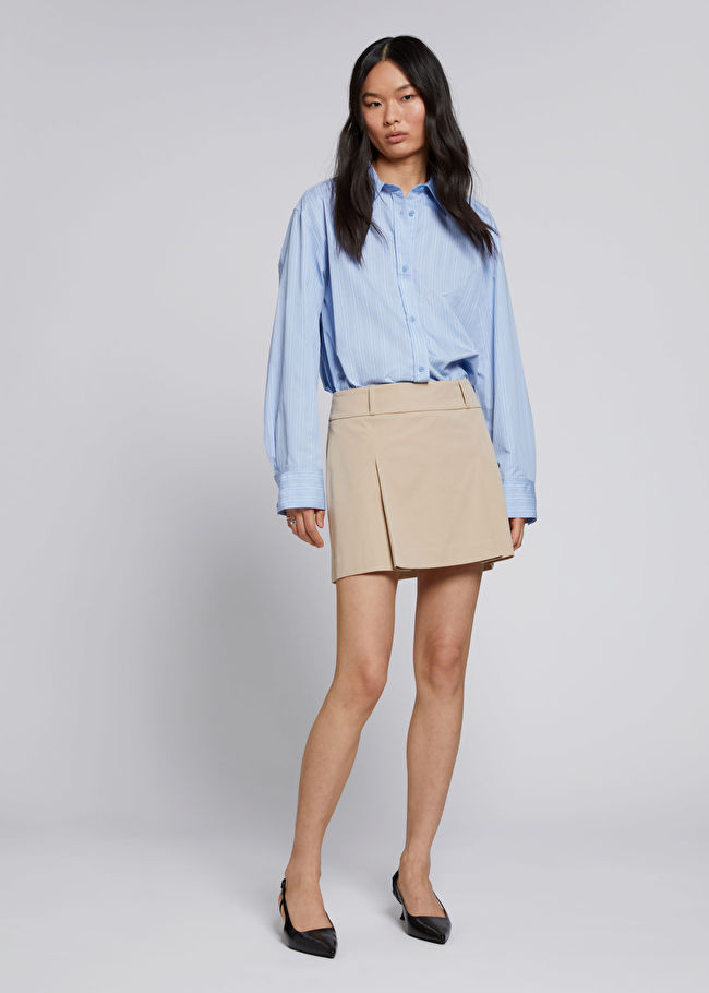 Pleated A-Line Mini Skirt | & Other Stories (EU + UK)