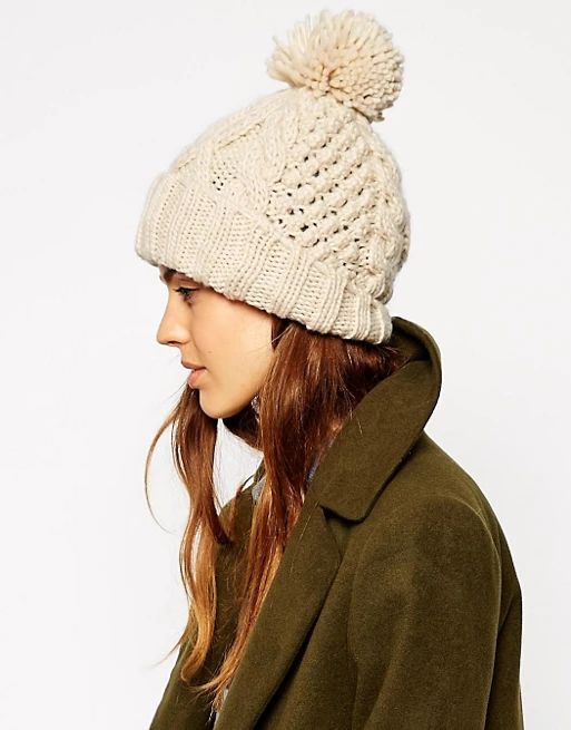 ASOS Cable Pom Beanie | ASOS US