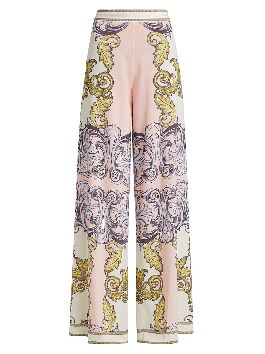 Women's Athena Jersey Wide-Leg Pants - Day Dreamer - Size 0 | Saks Fifth Avenue