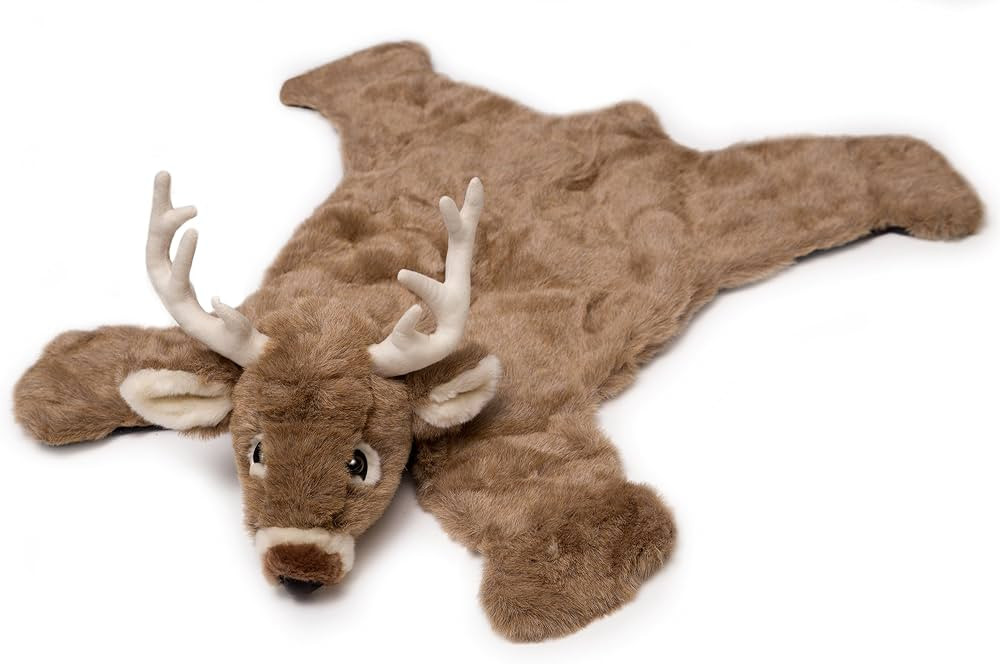 Carstens Plush White Tail Deer Kids Animal Rug Small | Amazon (US)