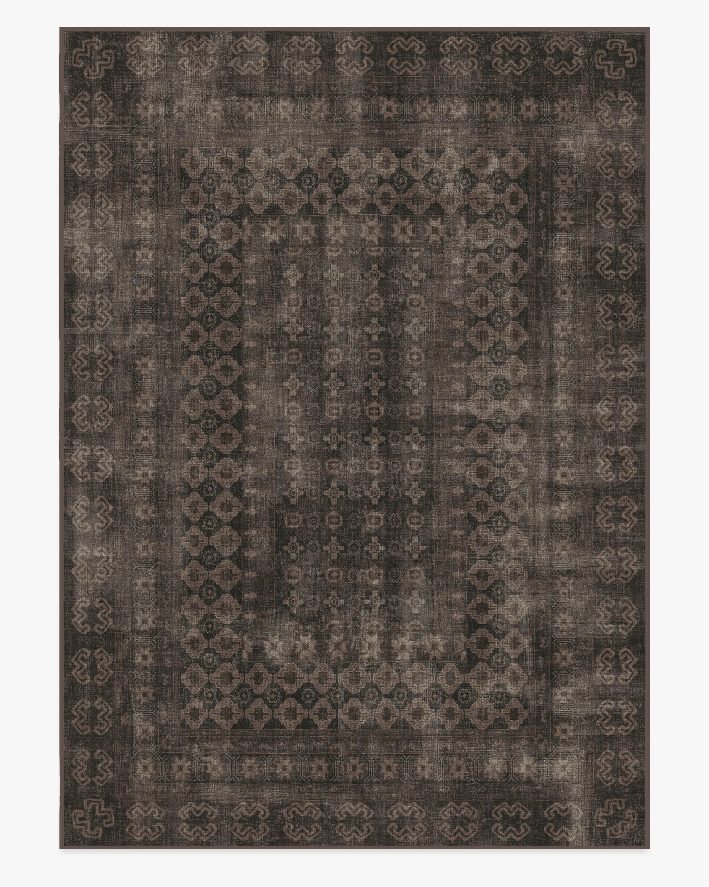 Cyrus Black Flatwoven Rug | Ruggable