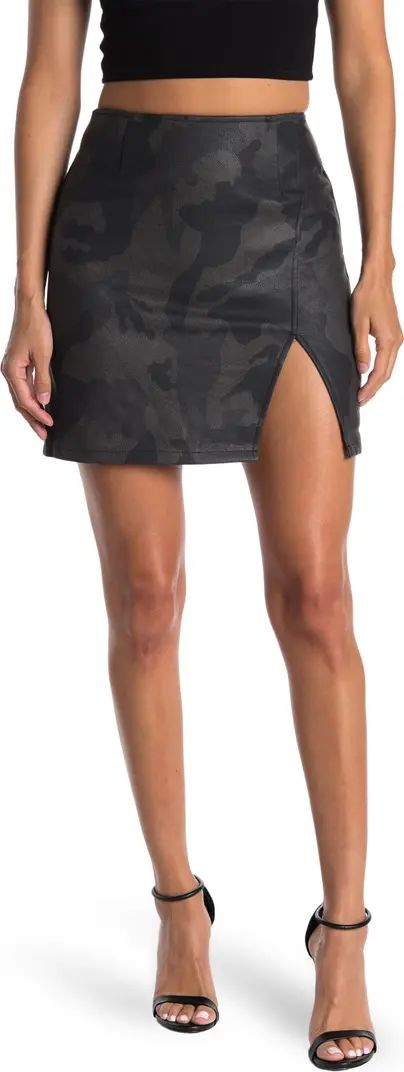 Sexy Slit Vegan Leather Skirt | Nordstrom Rack