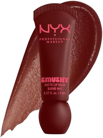 NYX PROFESSIONAL MAKEUP Smushy Matte Lip Balm, Tinted Lip Moisturizer with Soft, Matte Finish - S... | Amazon (US)