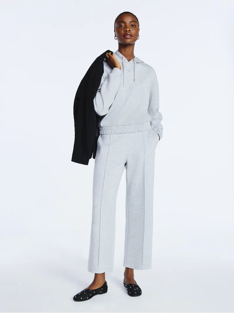 Scoop Women's and Women's Plus New Scubaknit Cropped Pants, Sizes XS-4X | Walmart (US)