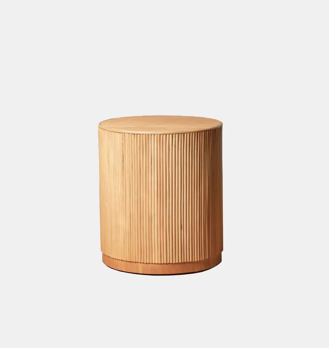 Solene Rattan Side Table | Amber Interiors