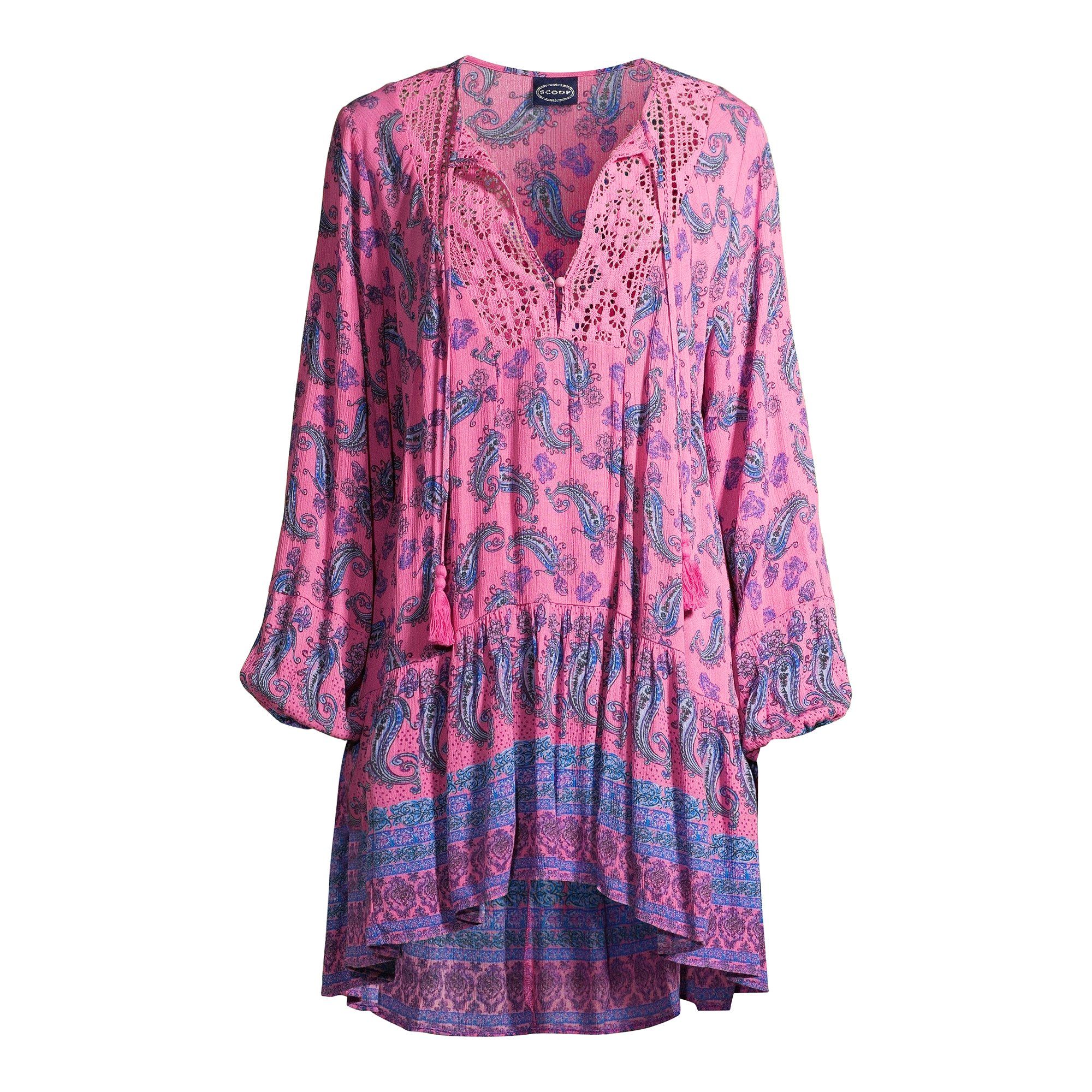 Scoop Women's Tunic Dress with Long Sleeves | Walmart (US)