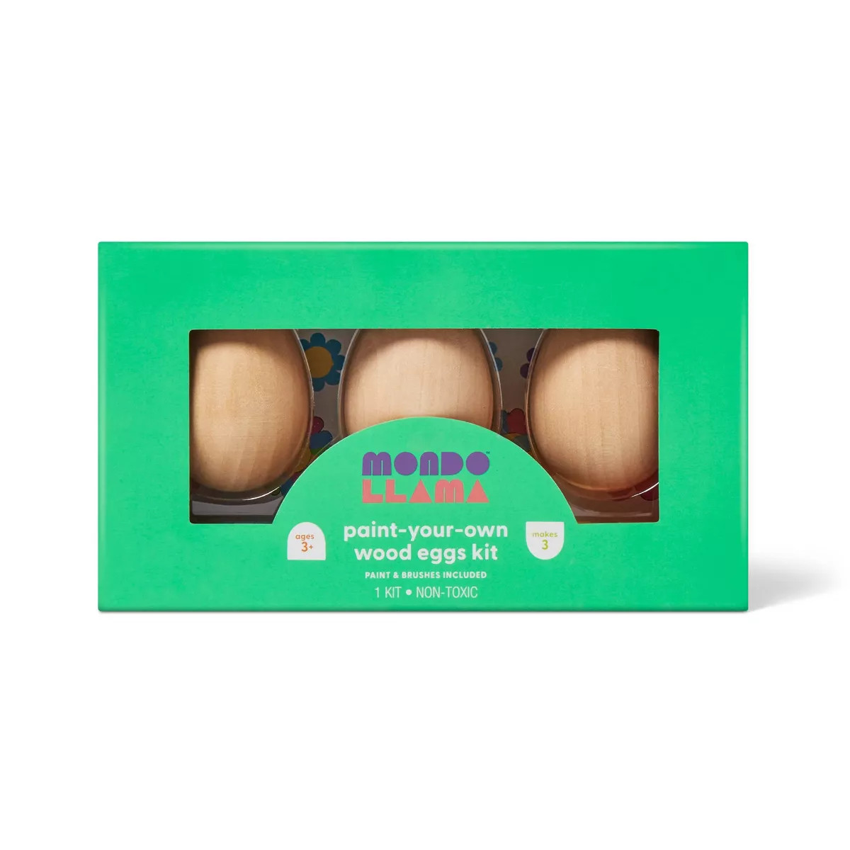 Easter Craft Wooden Eggs Painting Kit- Mondo Llama™ | Target