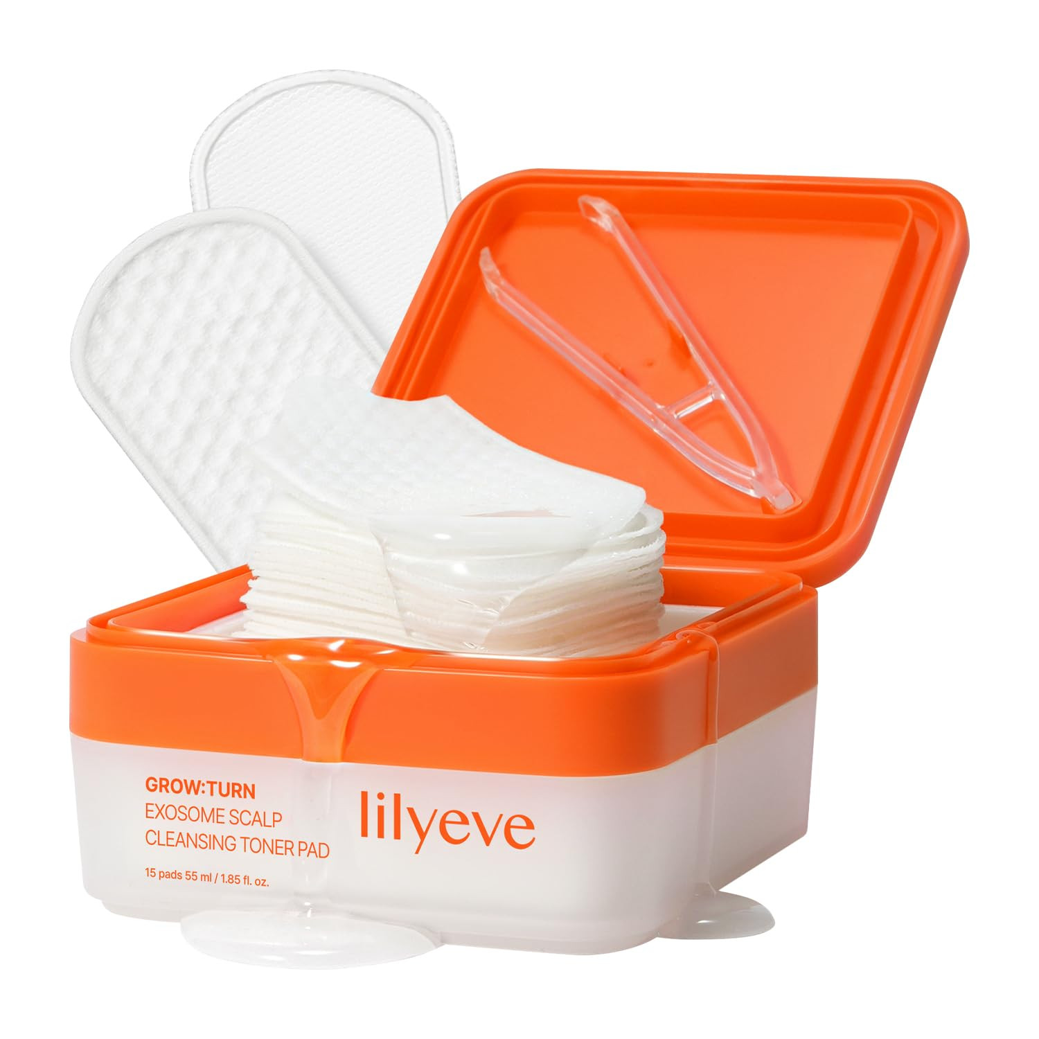 lilyeve GROWTURN Scalp Cleansing Pads for Oily Hair, No-Rinse | Amazon (US)