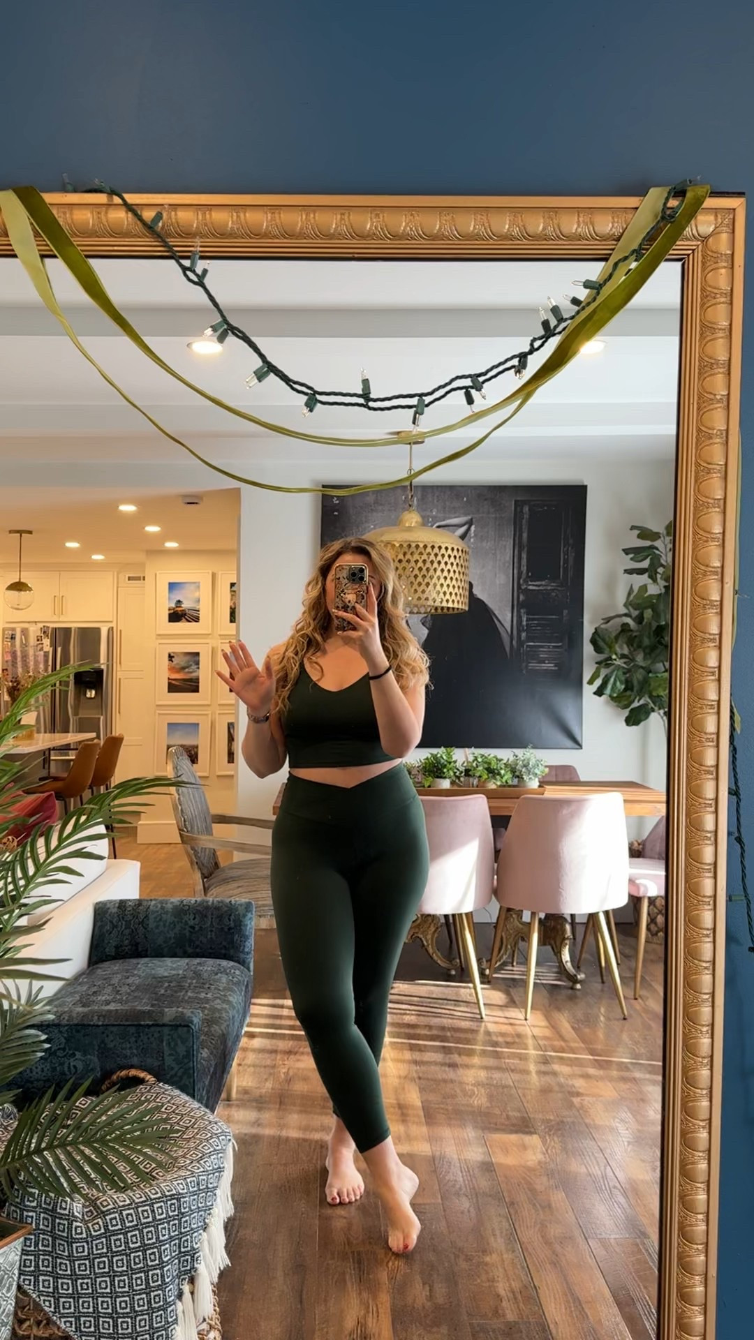 Cute Matching Workout Set On sale! Wearing a large in both. fitness, leggings 

 #LTKfitnessgoals #LTKActive #LTKMidsize