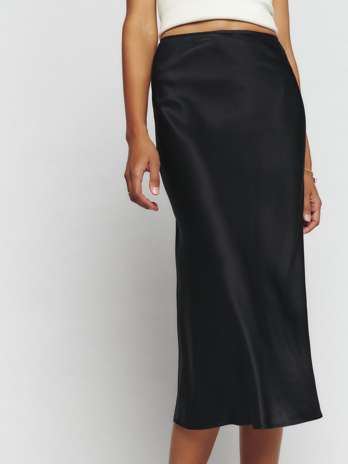 Pratt Silk Skirt | Reformation (Global)