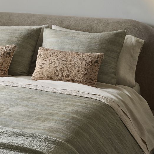 Silky TENCEL™ Striated Duvet Cover & Shams | West Elm (US)