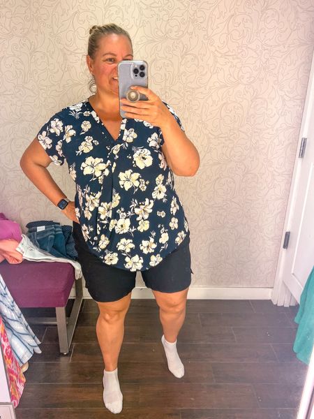 Dress shorts - these are a great stretchy material and come in several color options. They would be cute styled with a vest also. 

This blouse is soft and stretchy and I cannot stop wearing it to work. 

Plus size work outfit 
Plus size office outfit
Plus size blouse 
Office outfit 
Office wear
What to wear to work 
Business casual  


#LTKWorkwear #LTKOver40 #LTKSeasonal