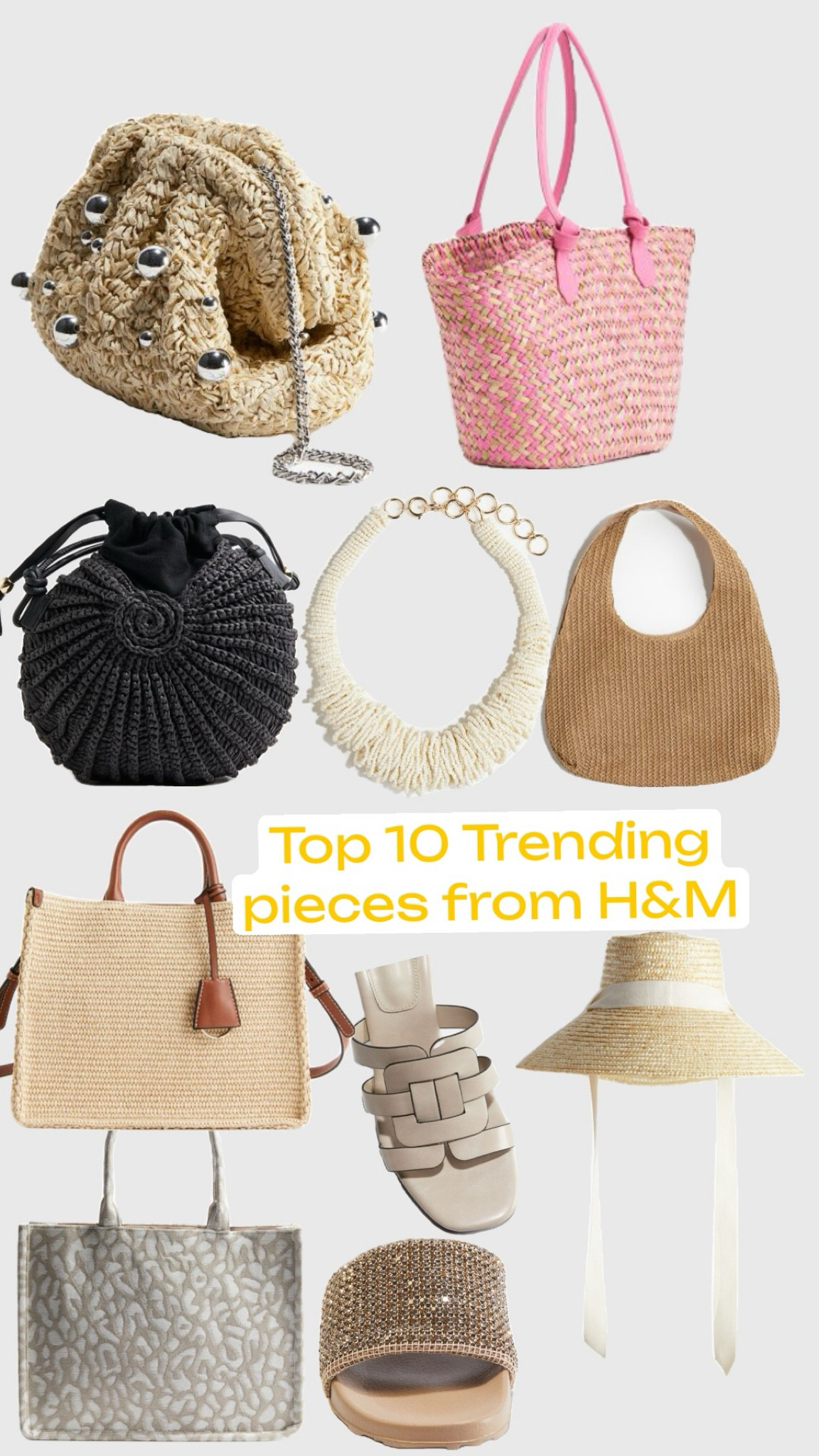 TOP 10 PIECES IN THE ACCESSORY SECTION IN H&M AT THE MOMENT IN MY OPINION 🛍️🛍️🛍️

#LadiesAccessories #FashionAccessories #WomenStyle #AccessoriesForHer #FashionBags #JewelryTrends #StylishScarves #ChicHats #ElegantBelts #TrendySunglasses #HairAccessories #FashionJewelry #GlamourAccessories #Fashionista #AccessoriesAddict

Women's accessories
Women's jewelry
Women's handbags
Women's hats
Women's fashion accessories
Women's statement pieces
Women's accessories trends



#LTKeurope #LTKireland #LTKsummer