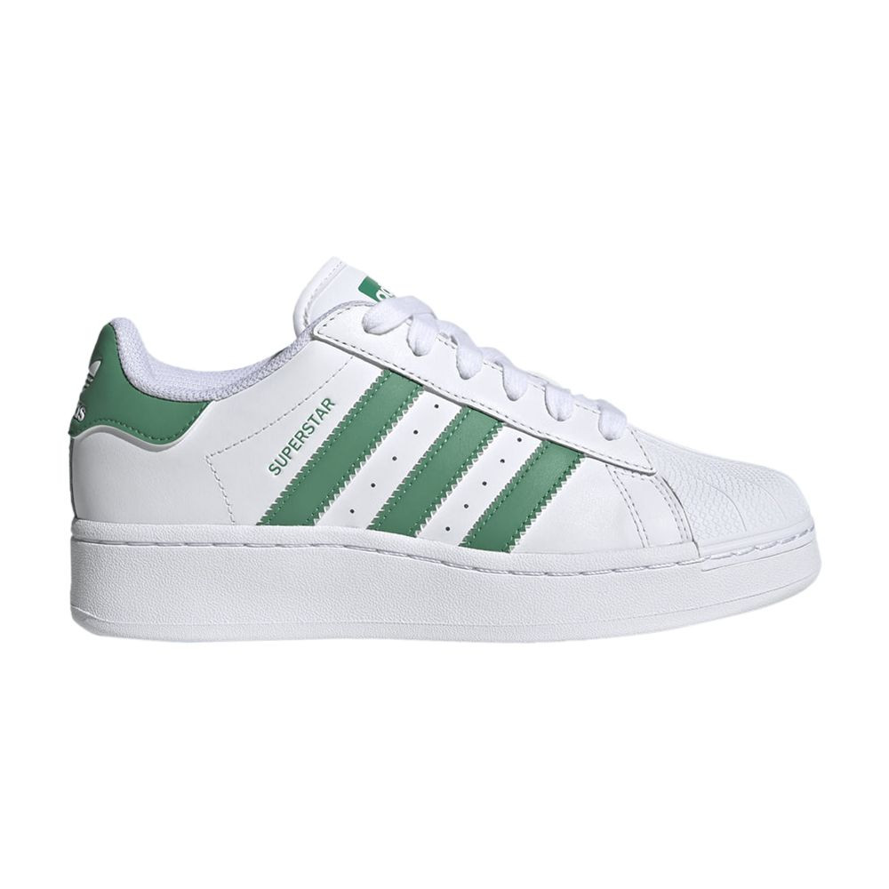 adidas Wmns Superstar XLG 'White Semi Court Green' | Women's Size 9.5 | GOAT