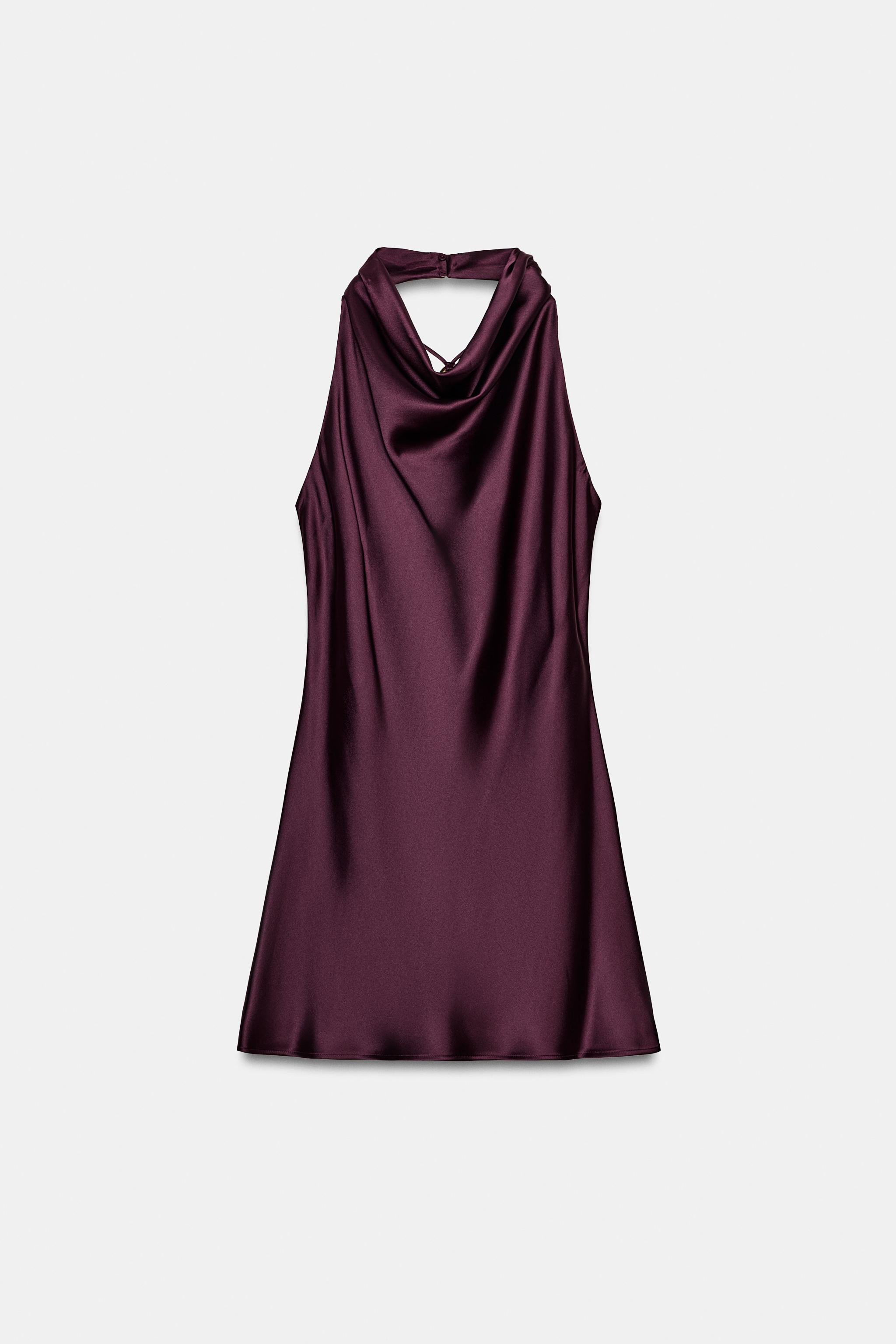 SHORT SATIN DRESS | Zara UK