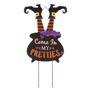 32" Glitzhome® Halloween Witch Yard Stake | Michaels Stores