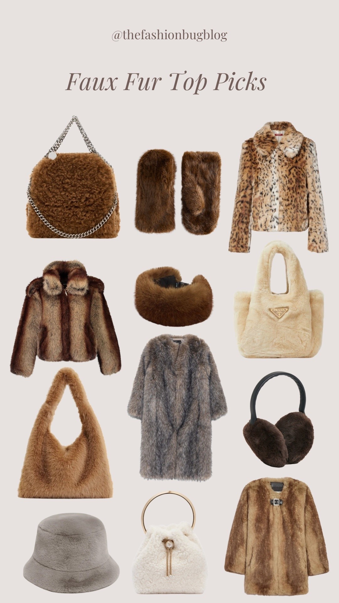 Faux fur edit jacket coat 